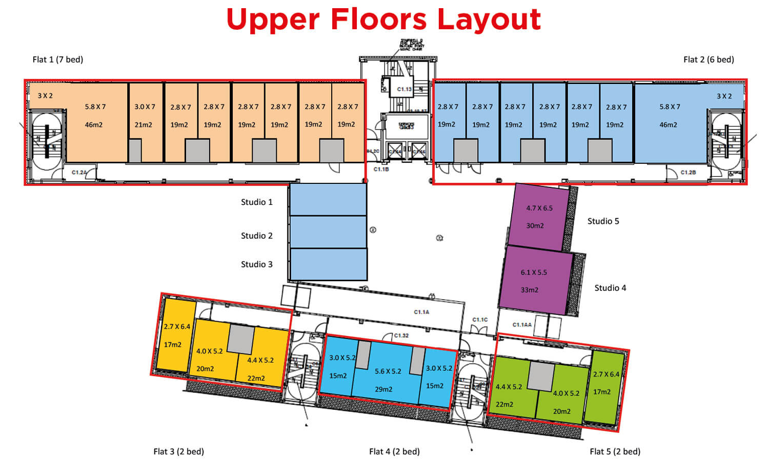 Soab Upper Floors Layout